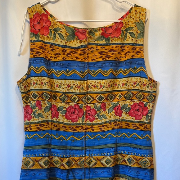 Sag Harbor Multicolor Floral Midi Dress - Picture 6 of 9